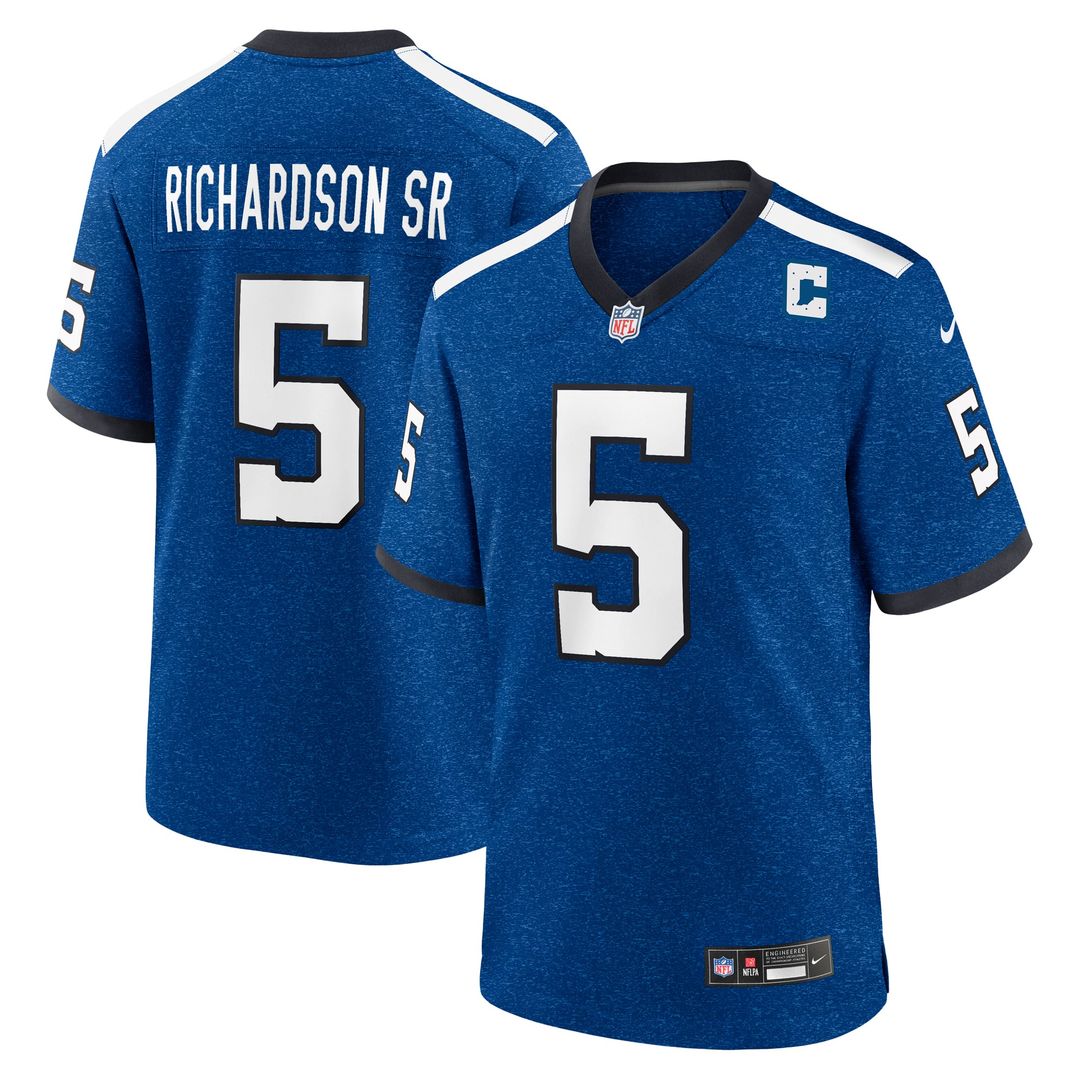 Anthony Richardson Sr. Indianapolis Colts Royal Alternate Indiana Nights Game Jersey