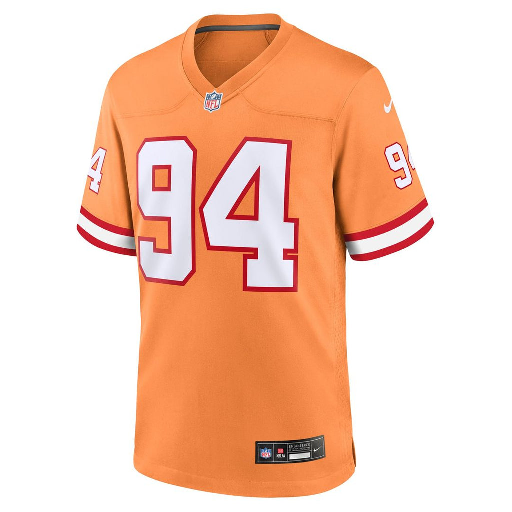 Calijah Kancey Tampa Bay Buccaneers White Game Jersey