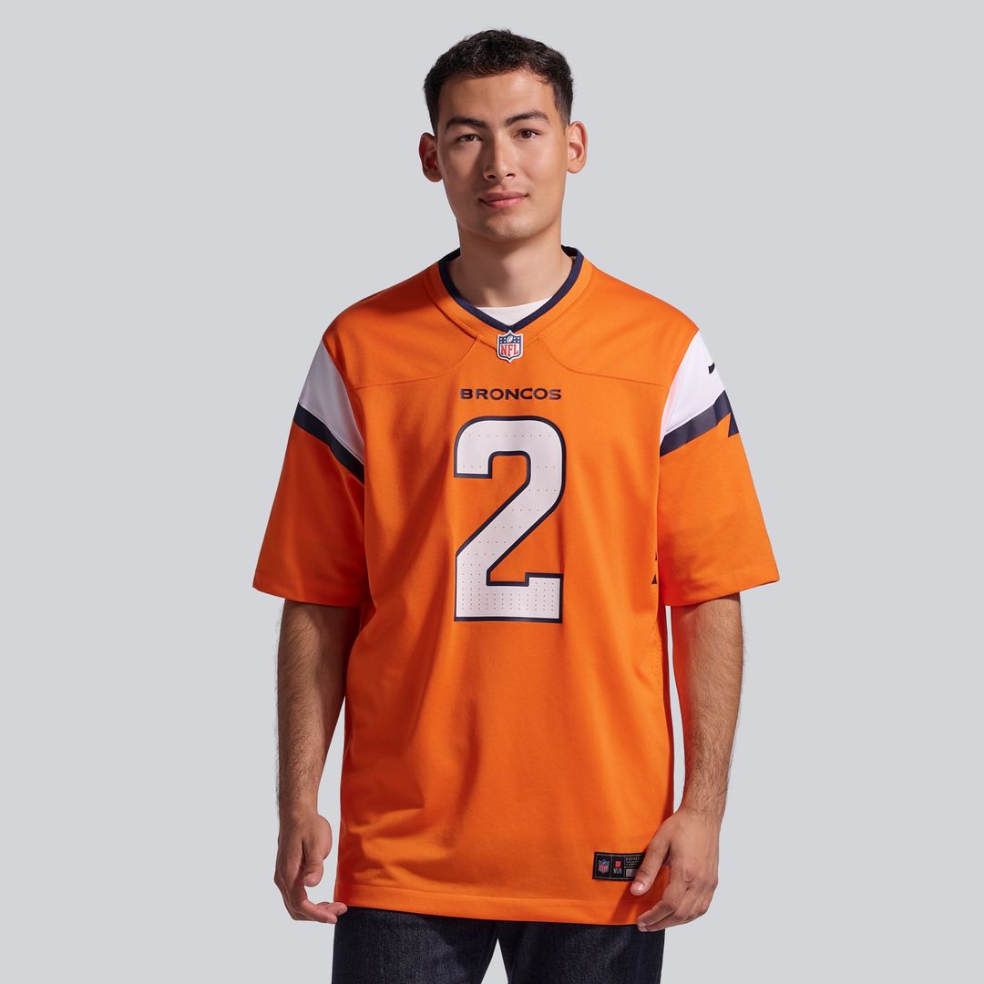 Patrick Surtain II Denver Broncos Orange Team Game Jersey