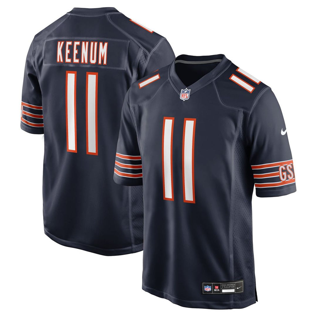 Case Keenum Chicago Bears Navy Team Game Jersey