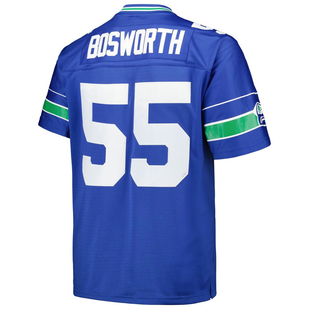 Brian Bosworth Seattle Seahawks Royal Big & Tall 1987 Legacy Retired Player Jersey