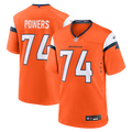 Ben Powers Denver Broncos Orange Team Game Jersey
