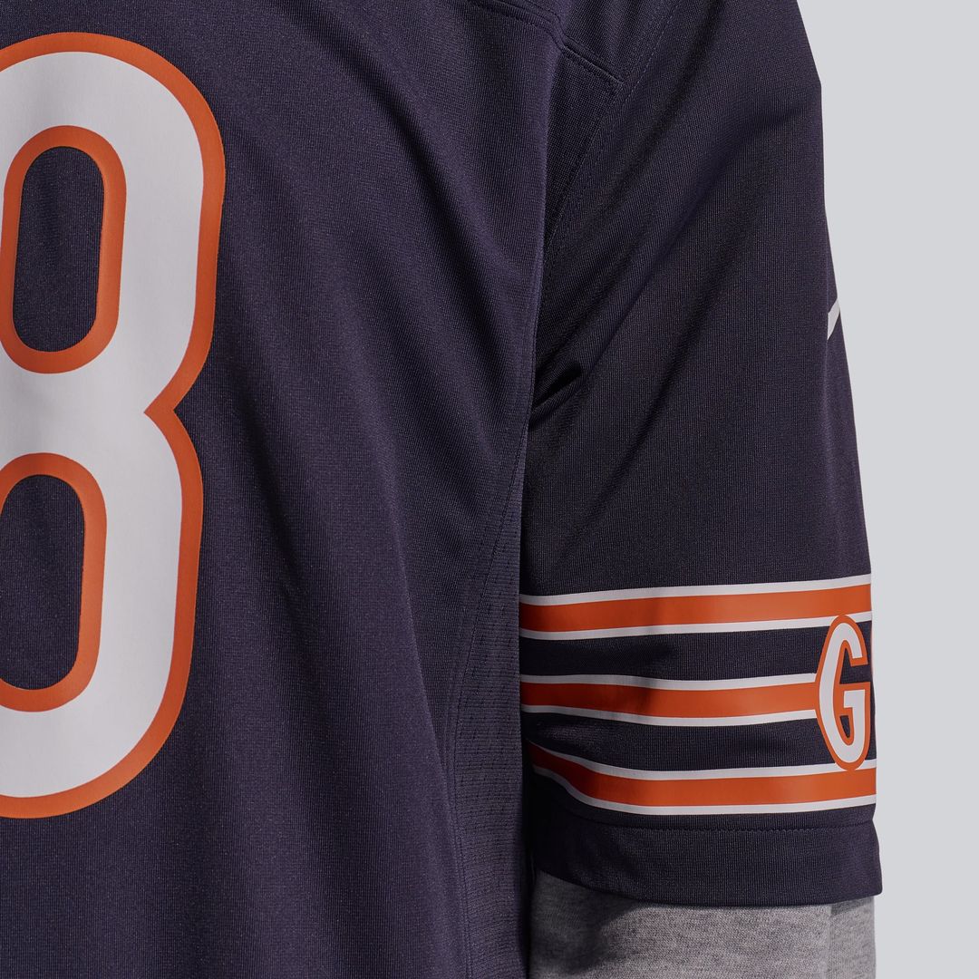 Caleb Williams Chicago Bears Navy Player Game Jersey