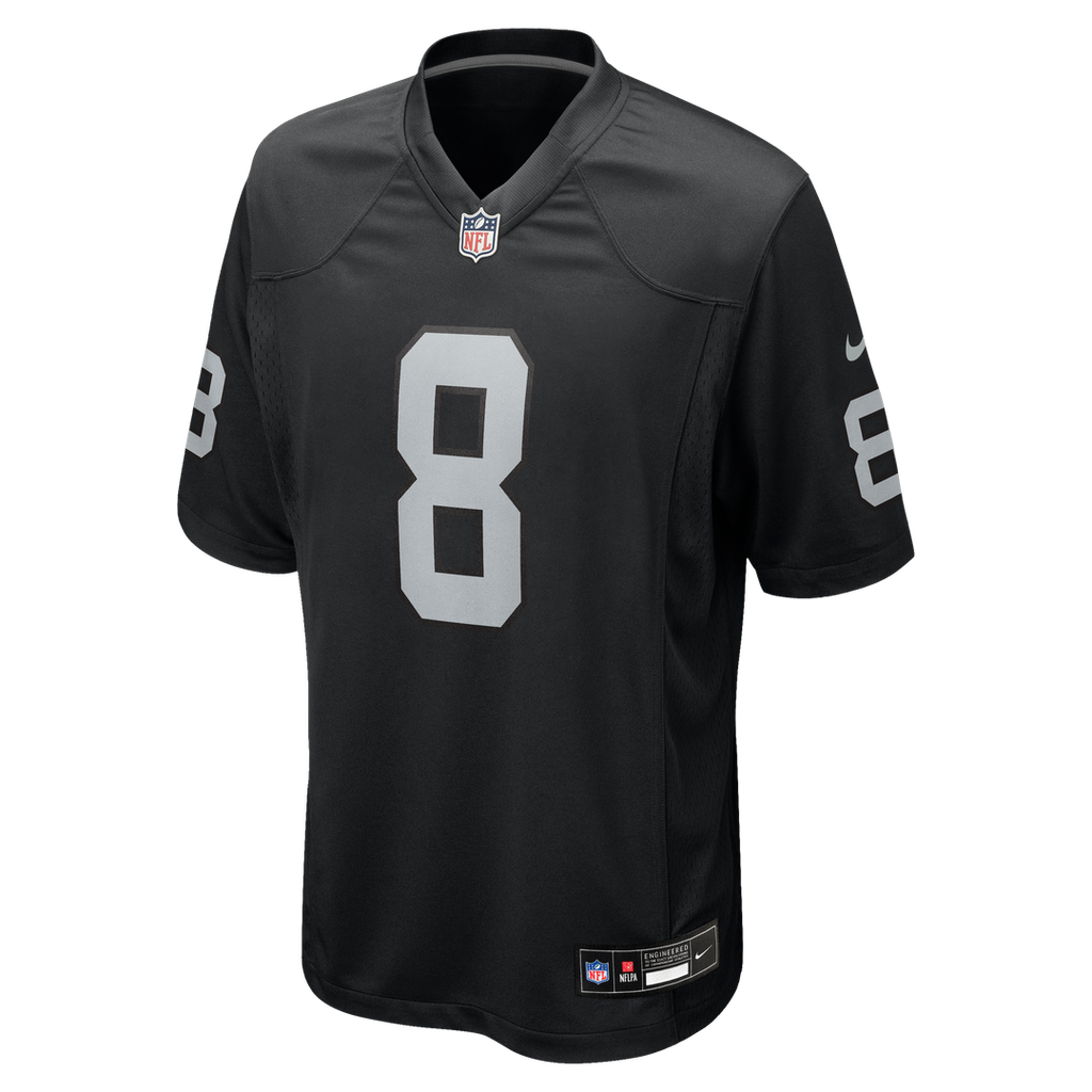 Kirk Cousins Las Vegas Raiders Black Team Game Jersey
