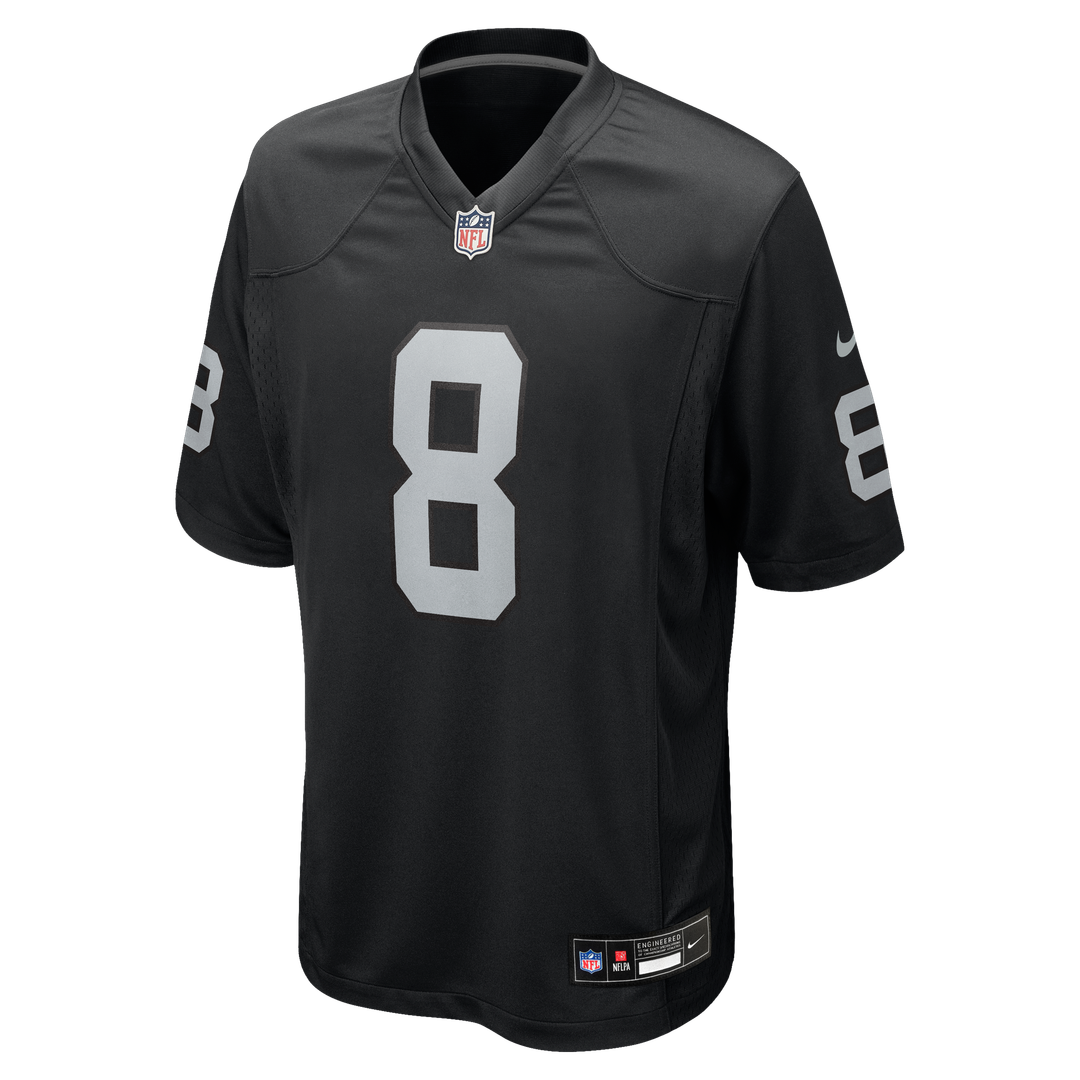 Kirk Cousins Las Vegas Raiders Black Team Game Jersey
