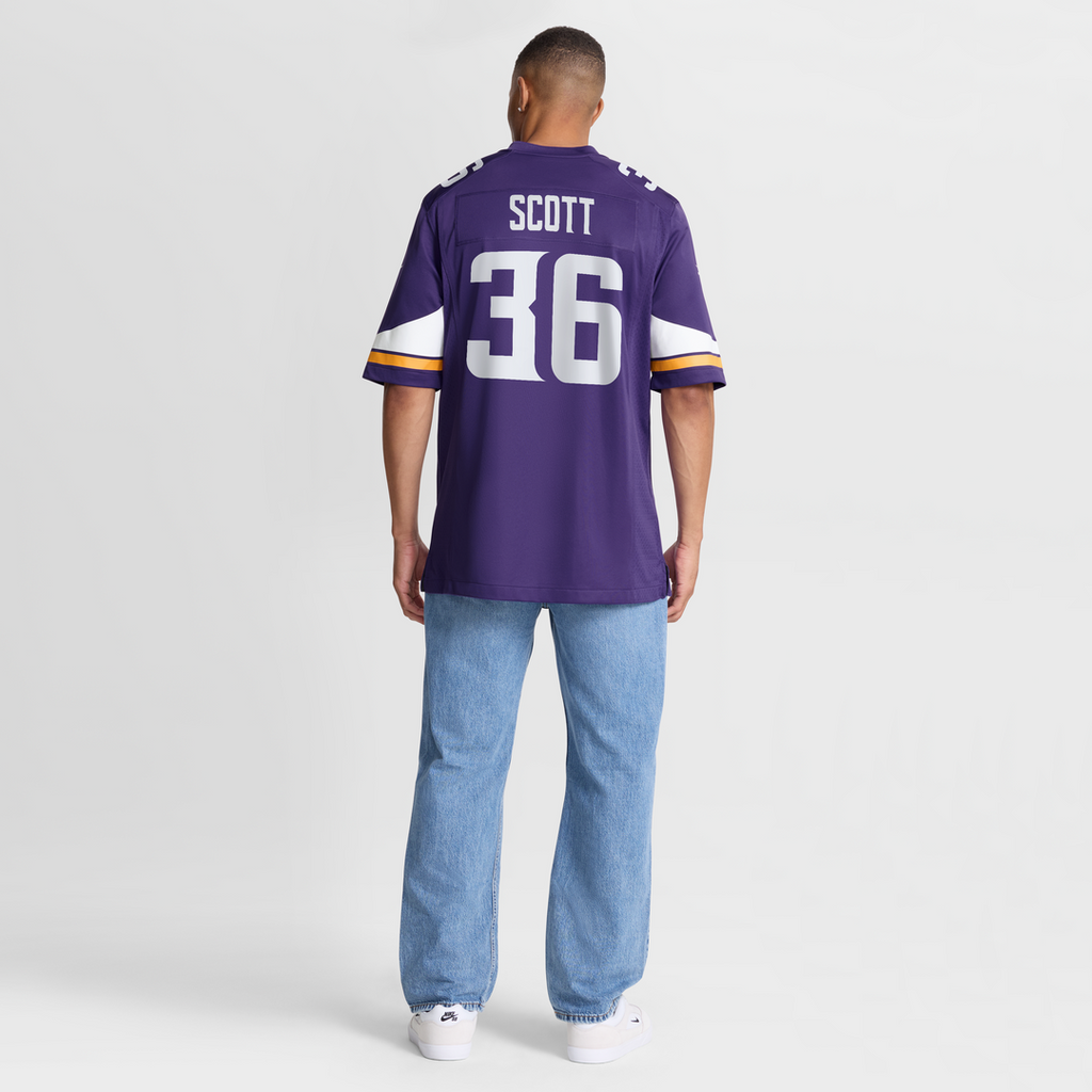 Zavier Scott Minnesota Vikings Purple Team Game Jersey