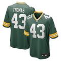 Kiondre Thomas Green Bay Packers Green Game Player Jersey