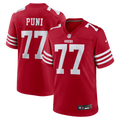 Dominick Puni San Francisco 49ers Scarlet Team Game Jersey