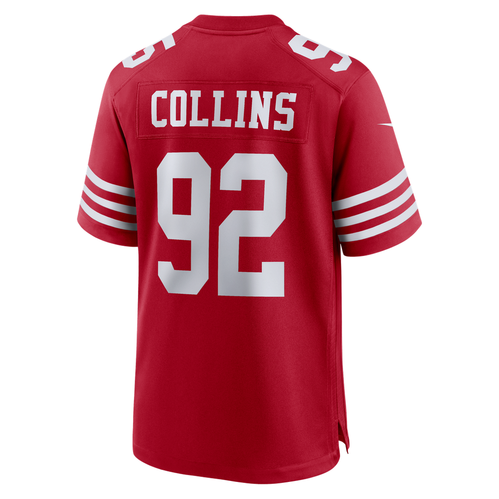Alfred Collins San Francisco 49ers Scarlet Team Game Jersey