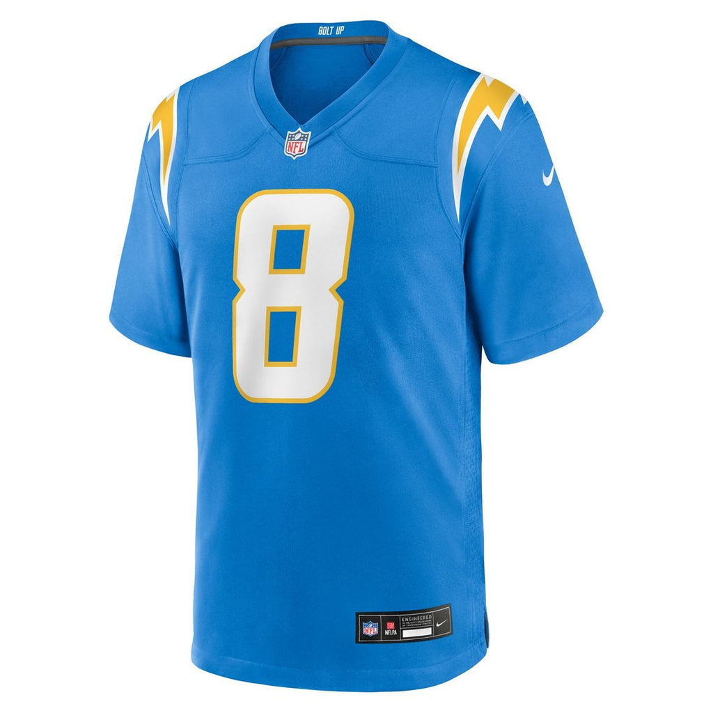 Omarion Hampton Los Angeles Chargers Navy Alternate Super Chargers Game Player Jersey