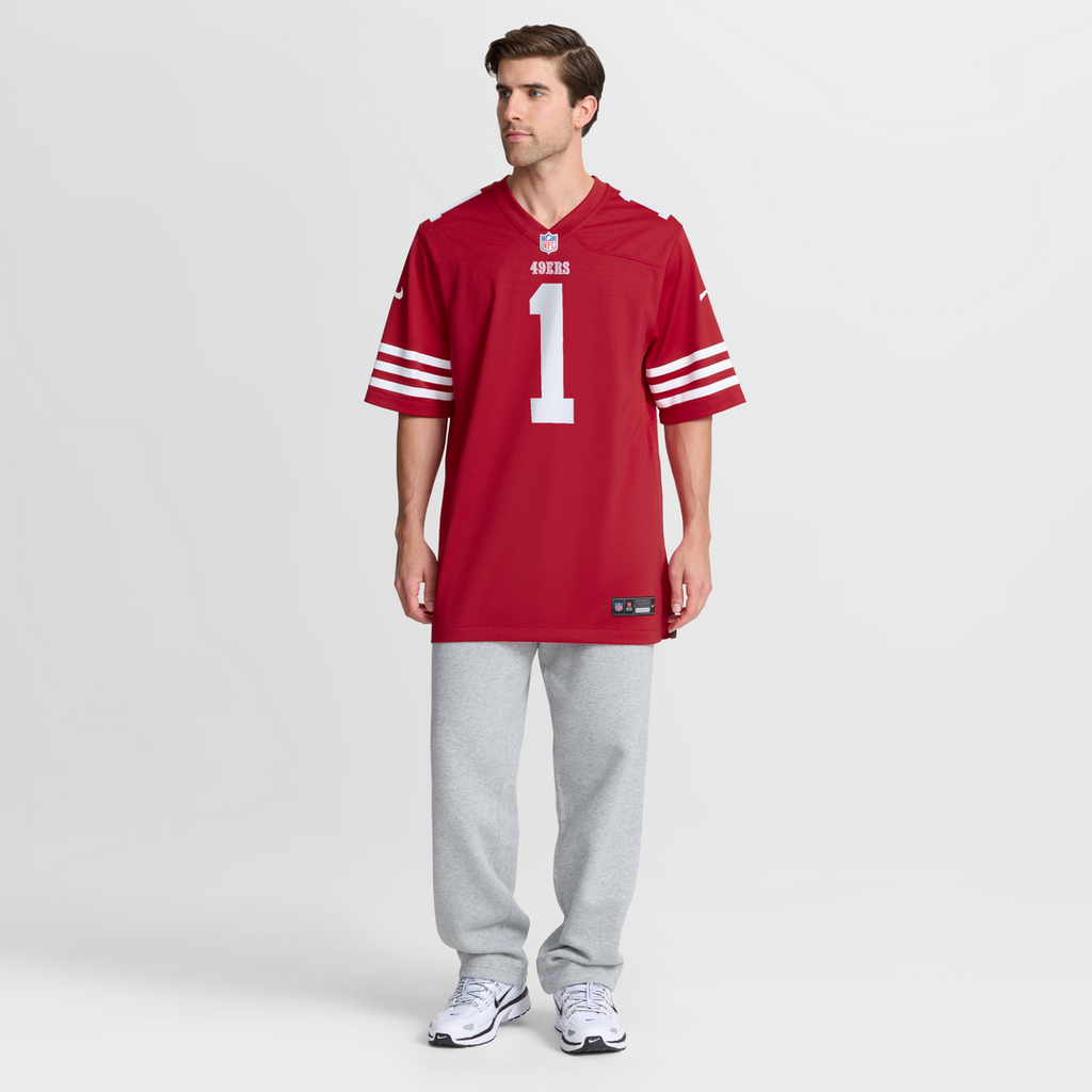 Ricky Pearsall San Francisco 49ers Scarlet Team Game Jersey