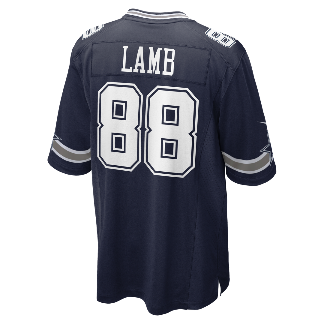 CeeDee Lamb Dallas Cowboys Navy Game Jersey