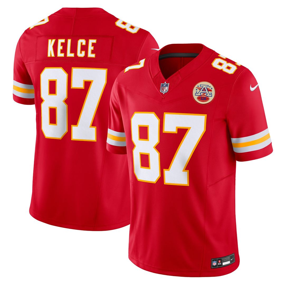 Travis Kelce Kansas City Chiefs Red Vapor F.U.S.E. Limited Jersey