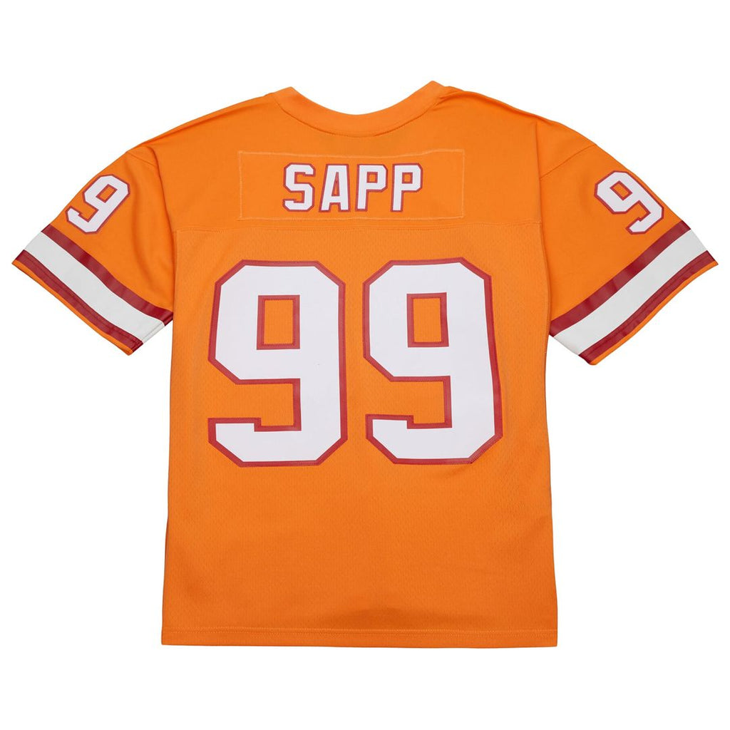 Warren Sapp Tampa Bay Buccaneers Orange 1995 Legacy Replica Jersey