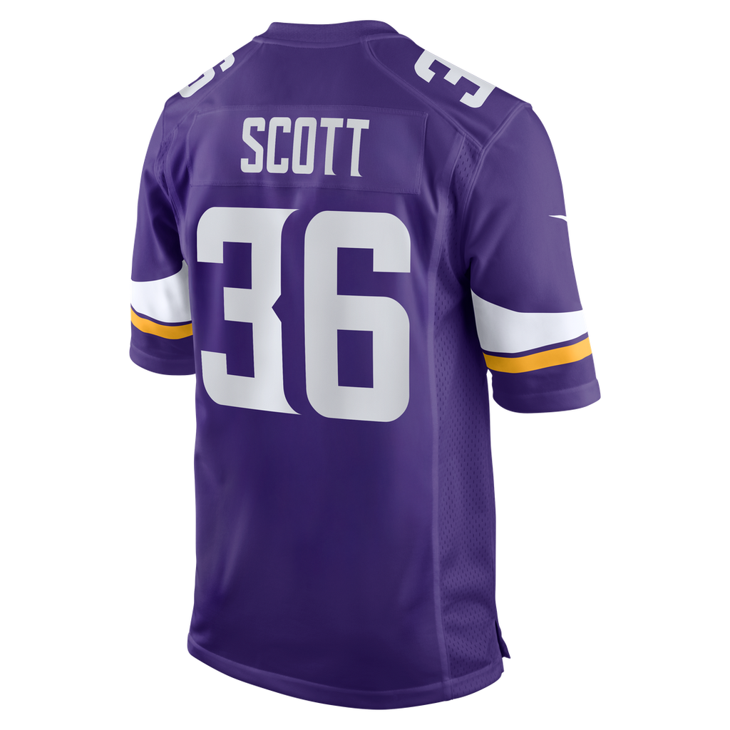 Zavier Scott Minnesota Vikings Purple Team Game Jersey