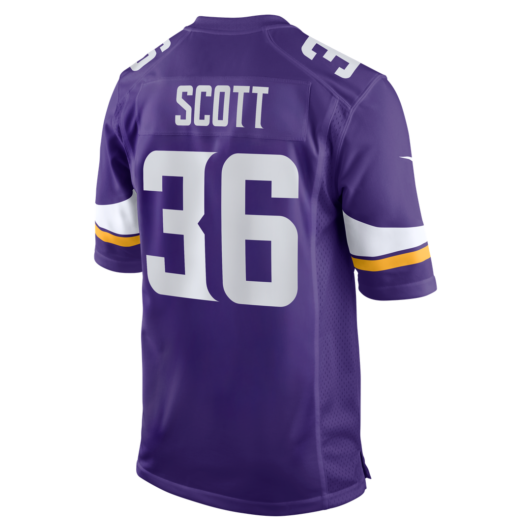 Zavier Scott Minnesota Vikings Purple Team Game Jersey