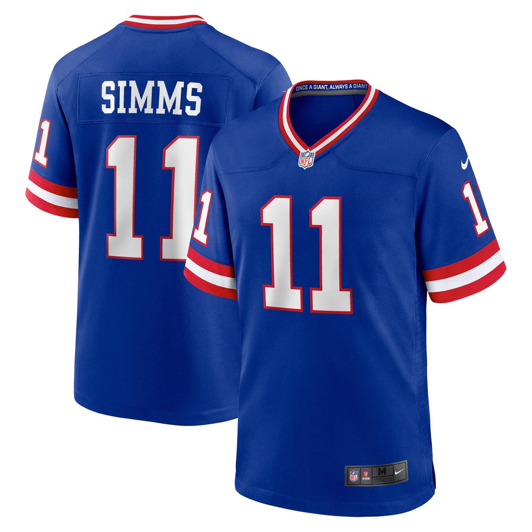 Phil Simms New York Giants Royal Retired Player Alternate Game Jersey