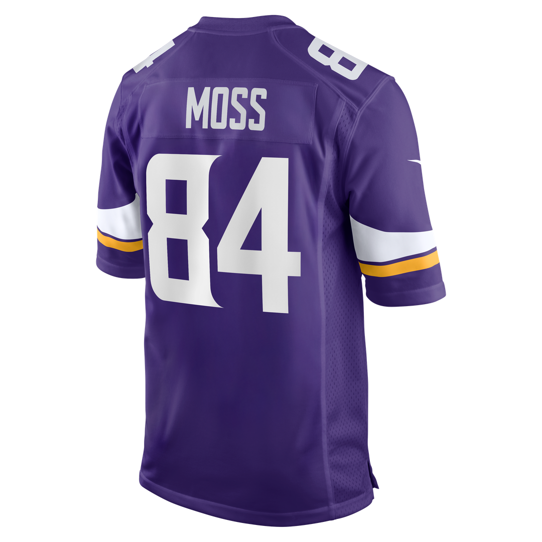 Randy Moss Minnesota Vikings Purple Game Retired Player Jersey