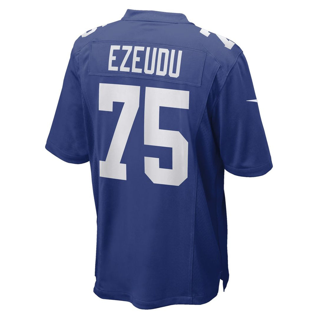 Joshua Ezeudu New York Giants Royal Game Player Jersey