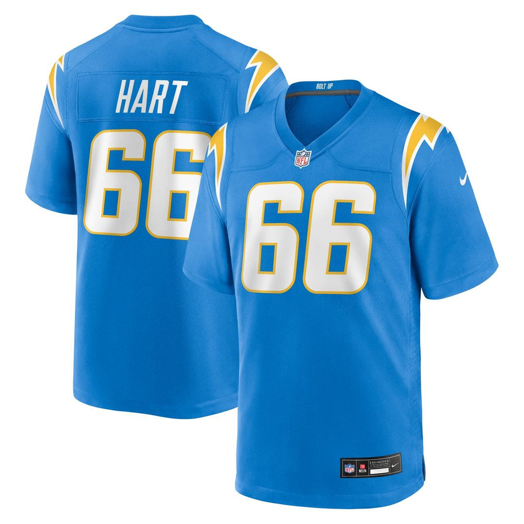 Bobby Hart Los Angeles Chargers Powder Blue Team Game Jersey