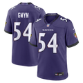 Jovaughn Gwyn Baltimore Ravens Purple Team Game Jersey