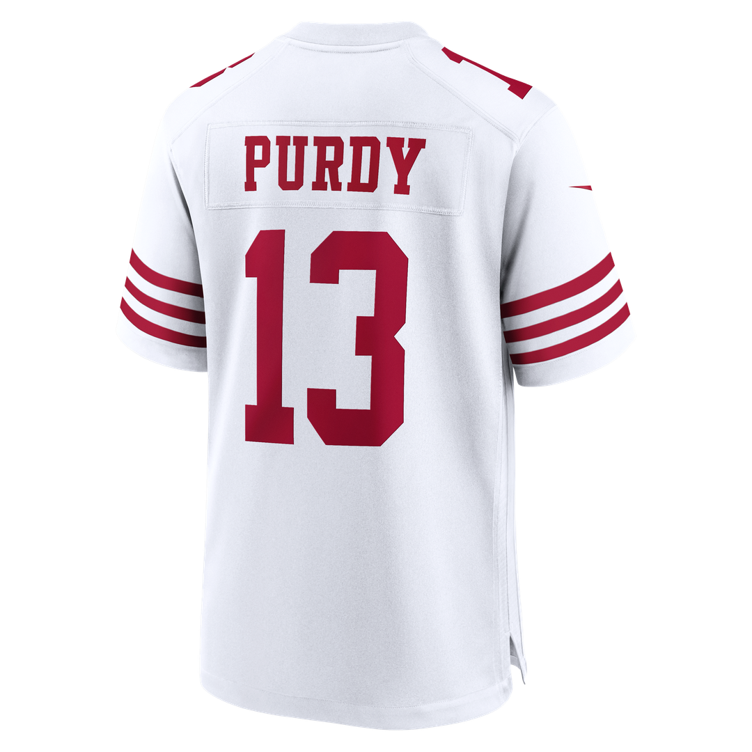 Brock Purdy San Francisco 49ers White 80th Anniversary Game Jersey