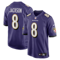Lamar Jackson Baltimore Ravens Purple Game Jersey