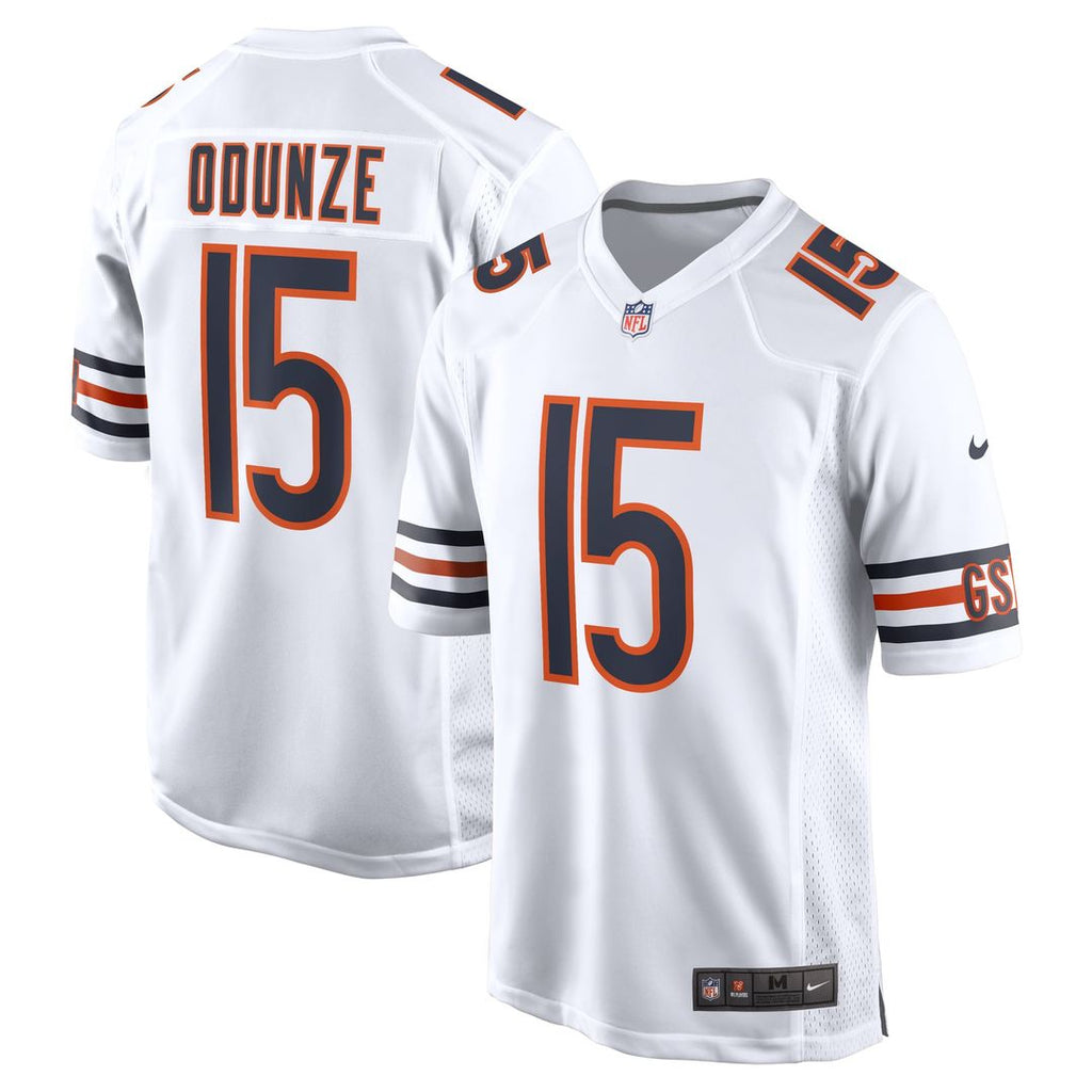 Rome Odunze Chicago Bears White Game Jersey