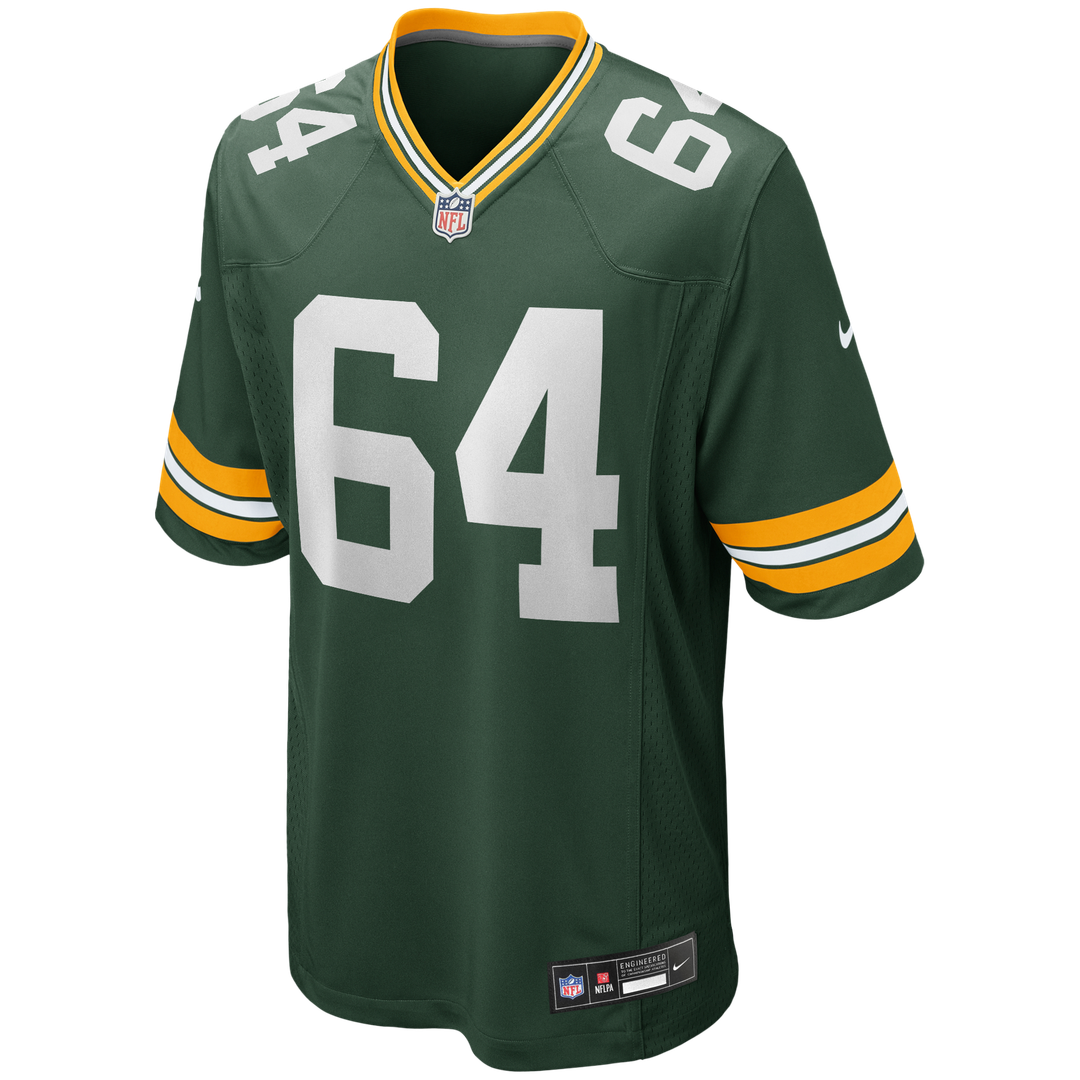 Jerry Kramer Green Bay Packers Green Game Retired Player Jersey