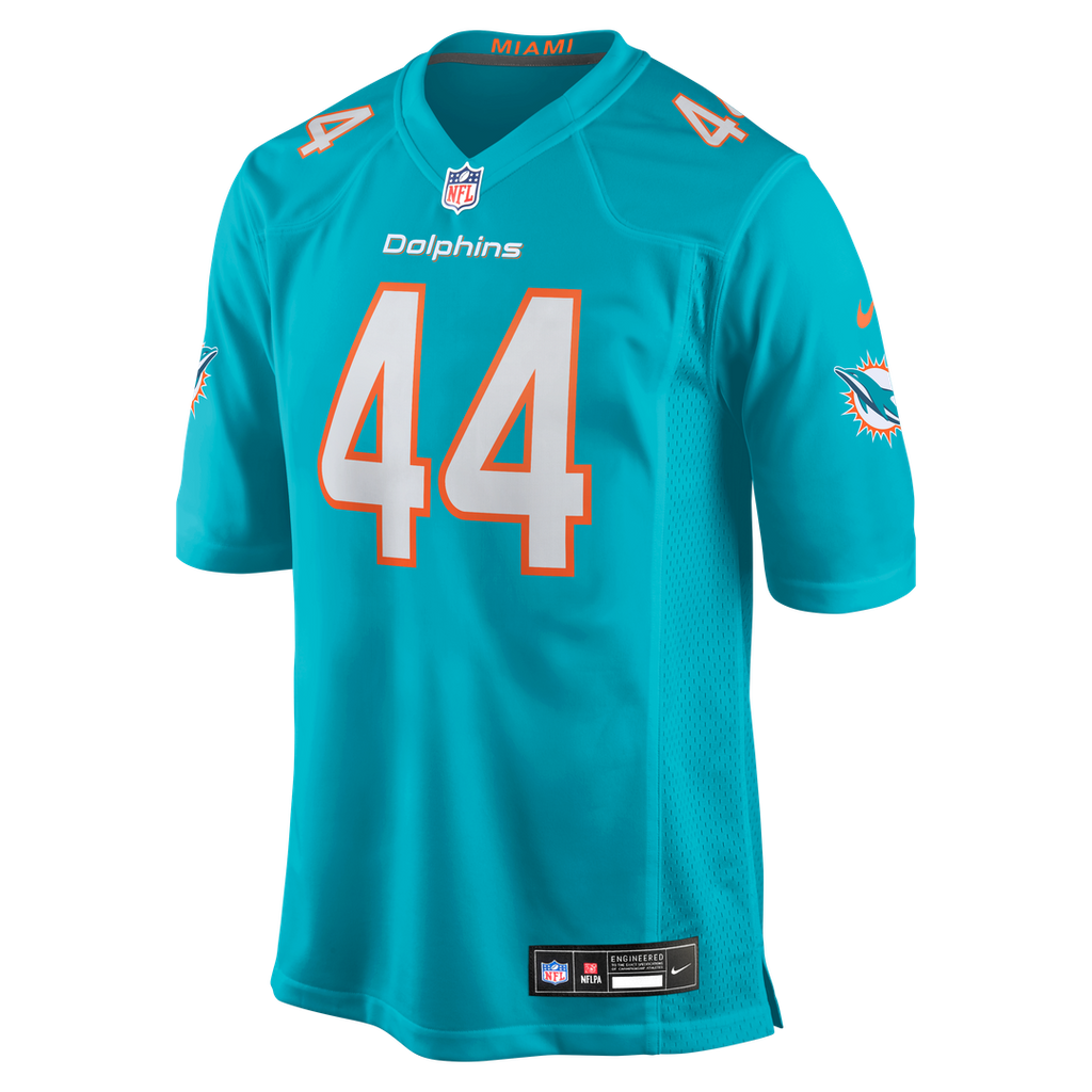 Chop Robinson Miami Dolphins Aqua Player Game Jersey