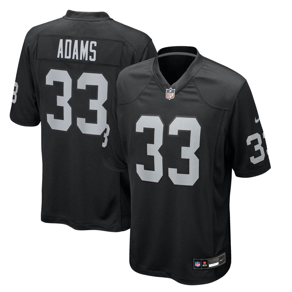 Jamal Adams Las Vegas Raiders Black Team Game Jersey