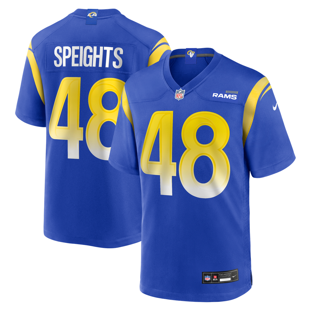 Omar Speights Los Angeles Rams Royal Game Jersey
