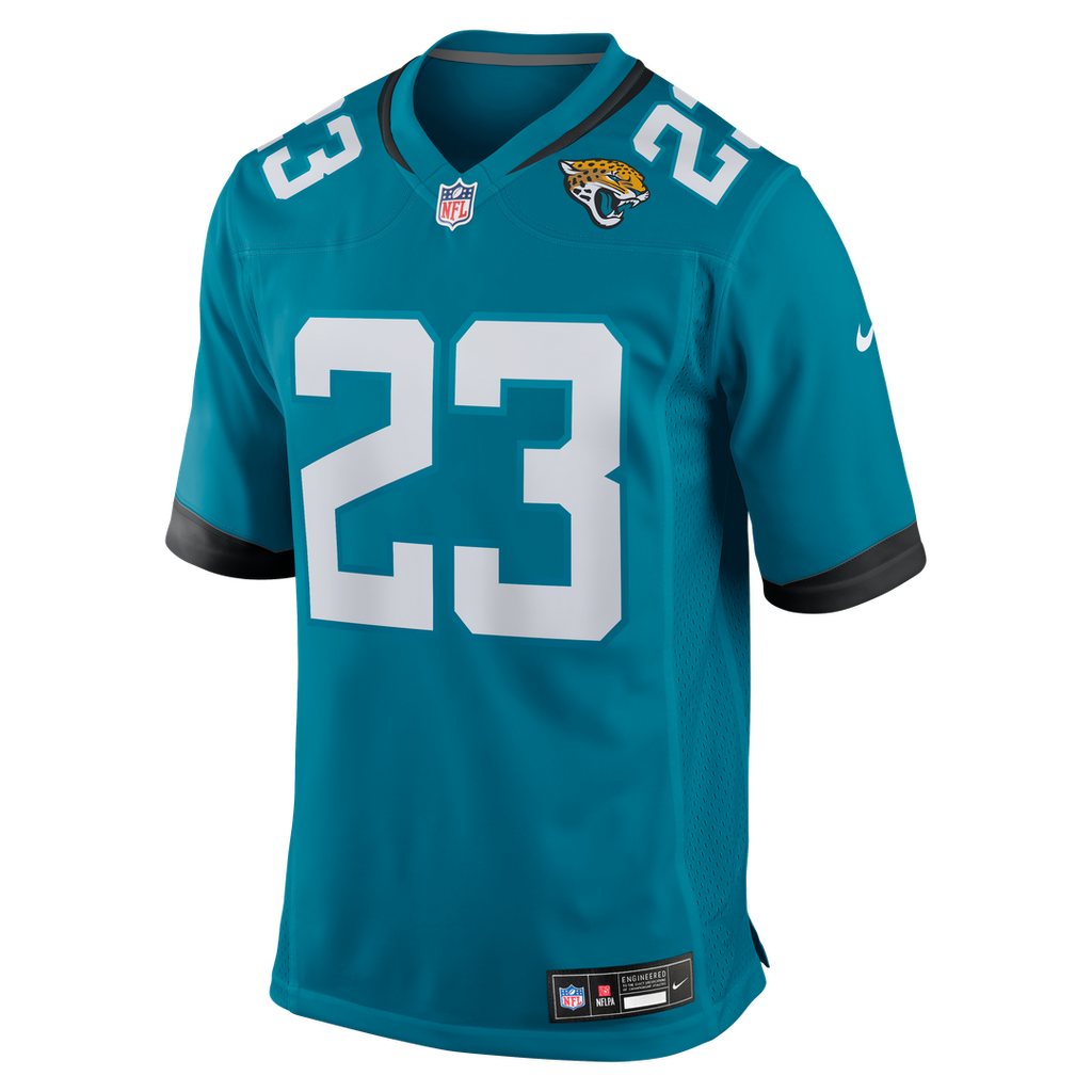 Foyesade Oluokun Jacksonville Jaguars Teal Game Player Jersey