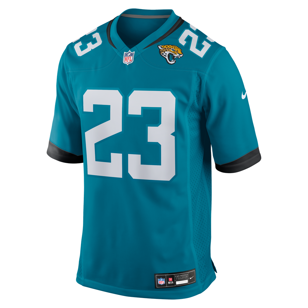 Foyesade Oluokun Jacksonville Jaguars Teal Game Player Jersey