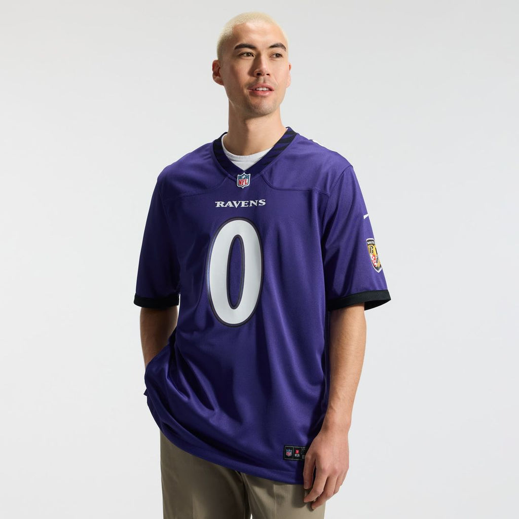 Roquan Smith Baltimore Ravens Purple Team Game Jersey