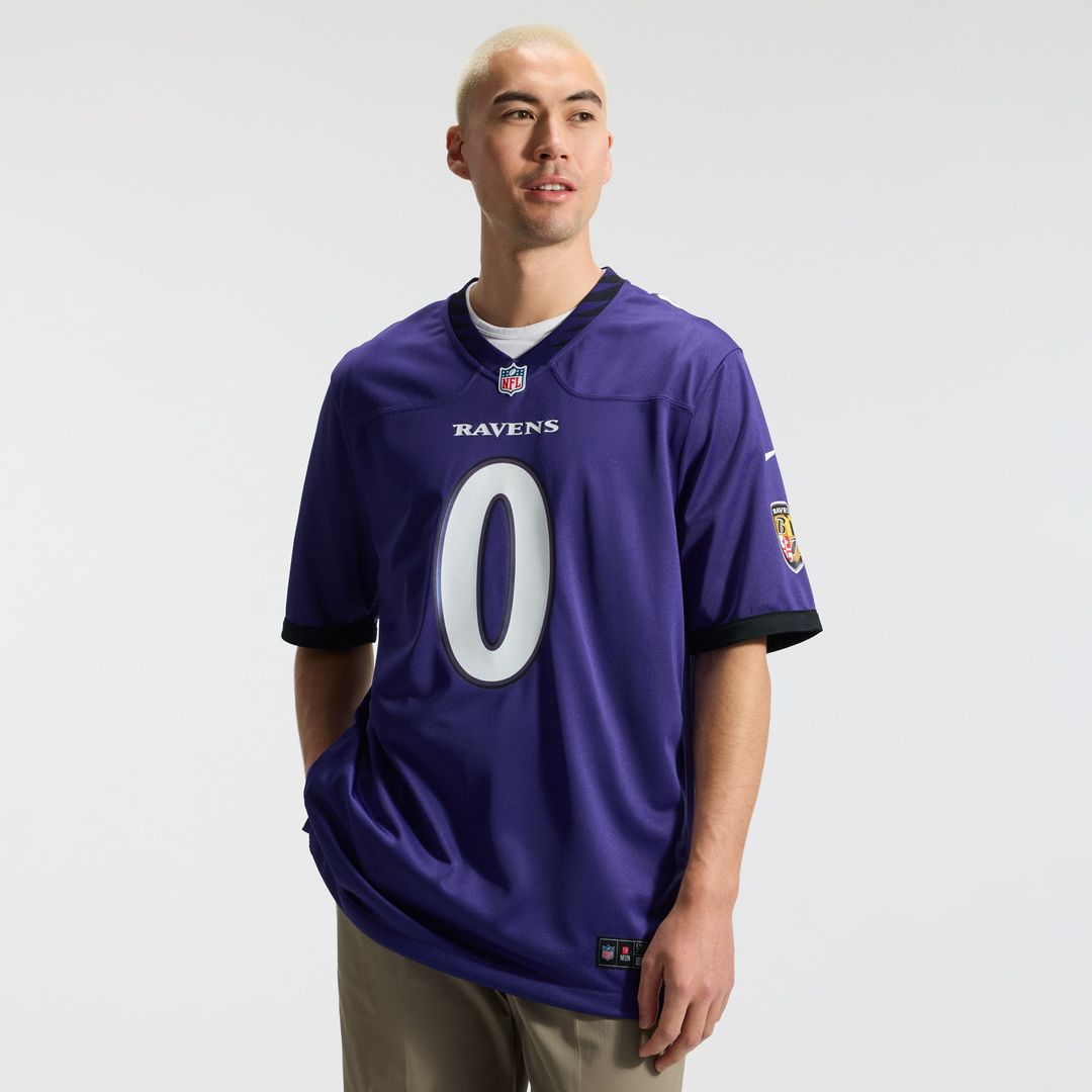 Roquan Smith Baltimore Ravens Purple Team Game Jersey