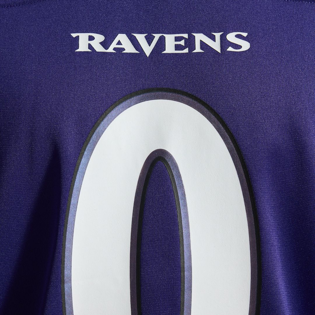 Roquan Smith Baltimore Ravens Purple Team Game Jersey