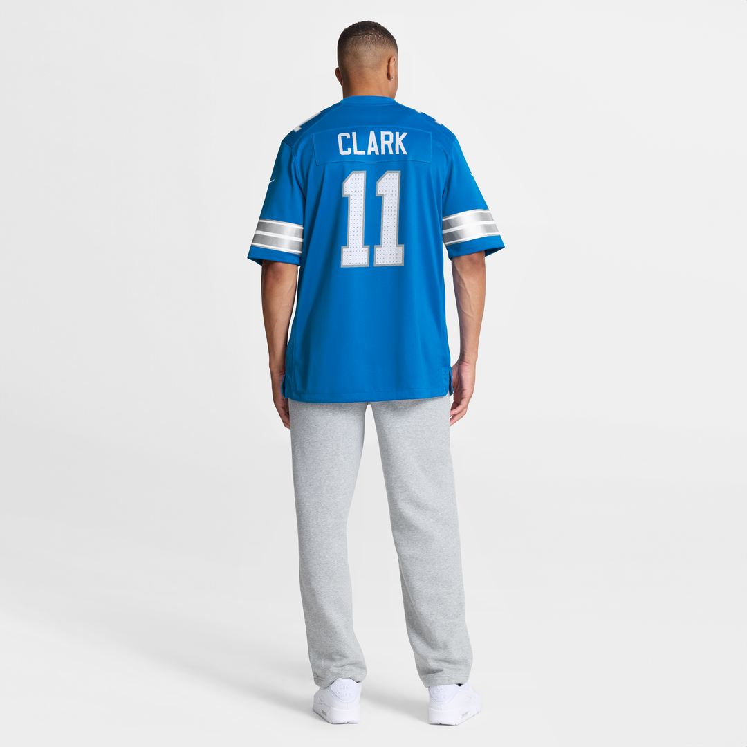 Damone Clark Detroit Lions Blue Team Game Jersey