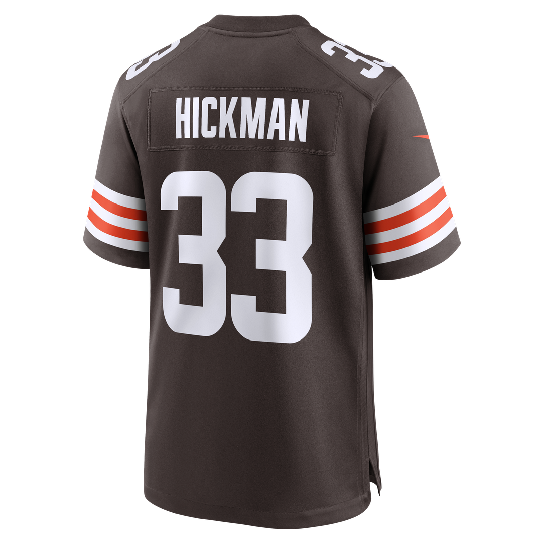 Ronnie Hickman Cleveland Browns Brown Team Game Jersey