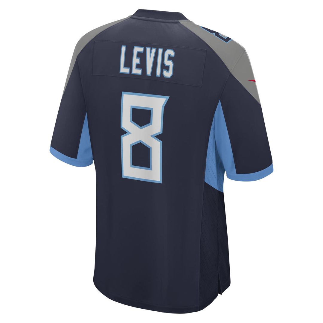 Will Levis Tennessee Titans Navy Game Jersey