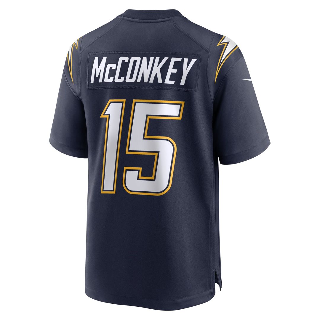 Ladd McConkey Los Angeles Chargers Powder Blue Player Game Jersey