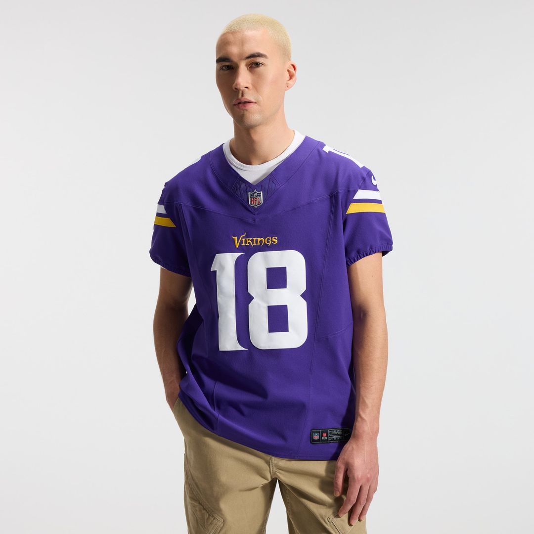 Justin Jefferson Minnesota Vikings Purple Team Vapor F.U.S.E. Elite Jersey