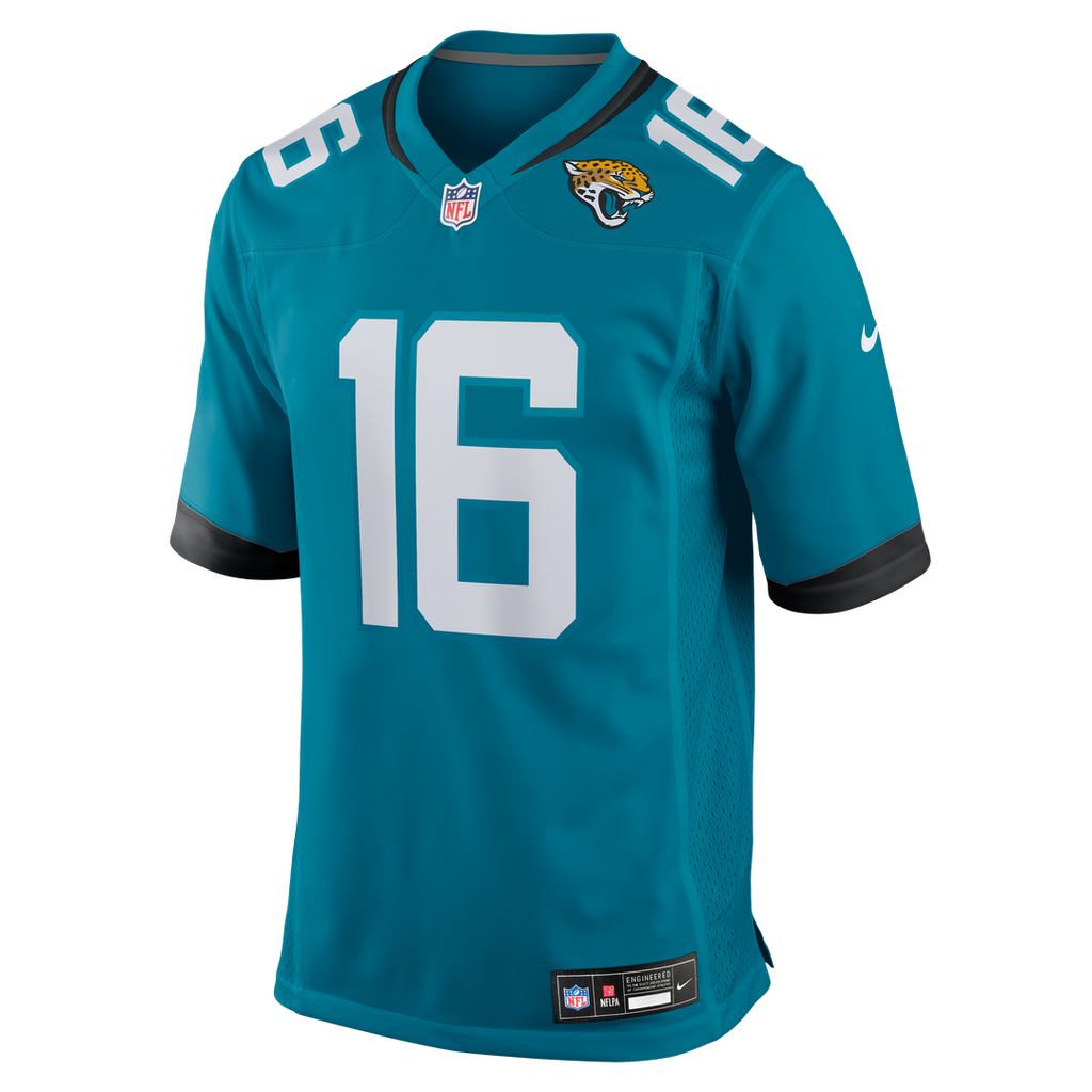 Trevor Lawrence Jacksonville Jaguars Teal Game Jersey