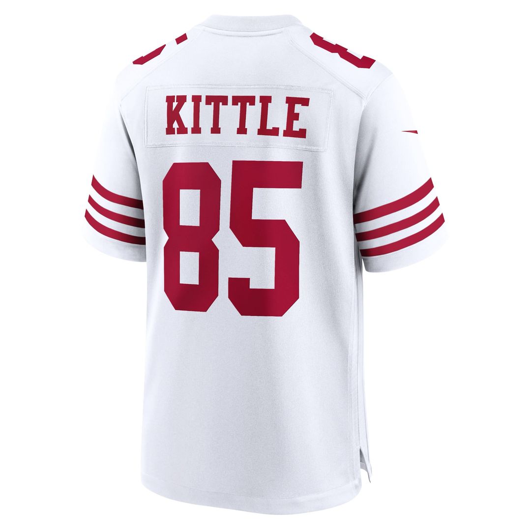 George Kittle San Francisco 49ers White Player Game Jersey