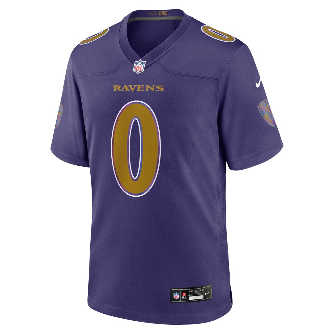 Roquan Smith Baltimore Ravens Purple Alternate Game Jersey