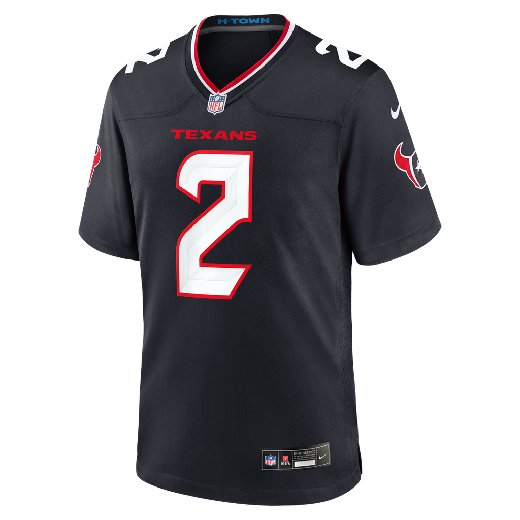 Calen Bullock Houston Texans Navy Team Game Jersey