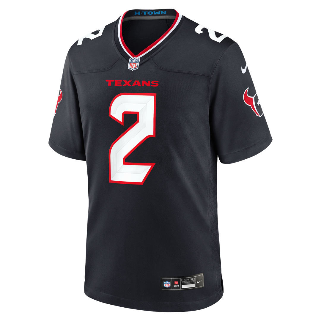 Calen Bullock Houston Texans Navy Team Game Jersey