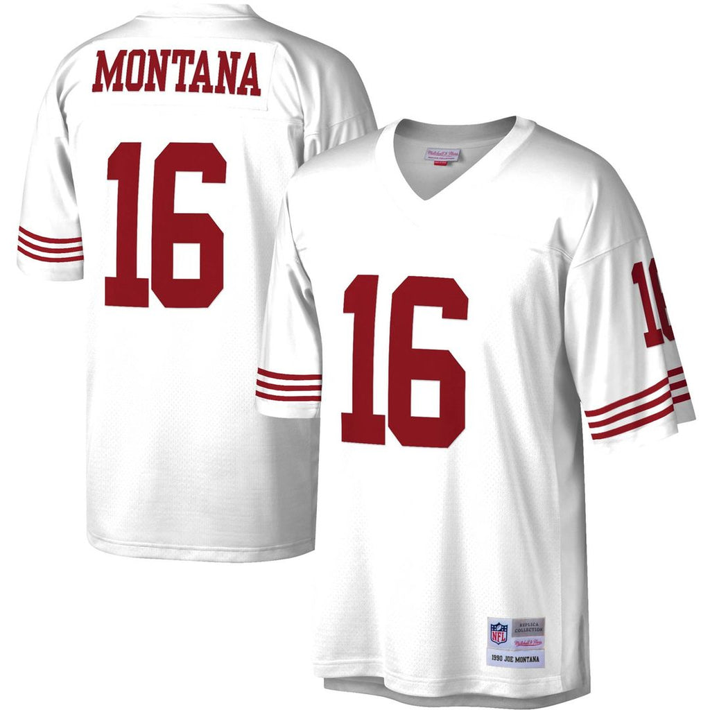 Joe Montana San Francisco 49ers White 1990 Legacy Replica Jersey