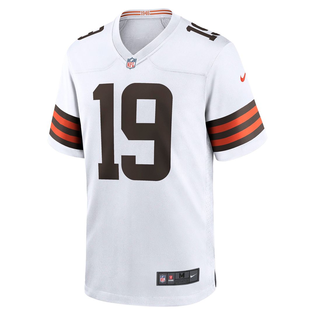 Bernie Kosar Cleveland Browns White Retired Player Game Jersey