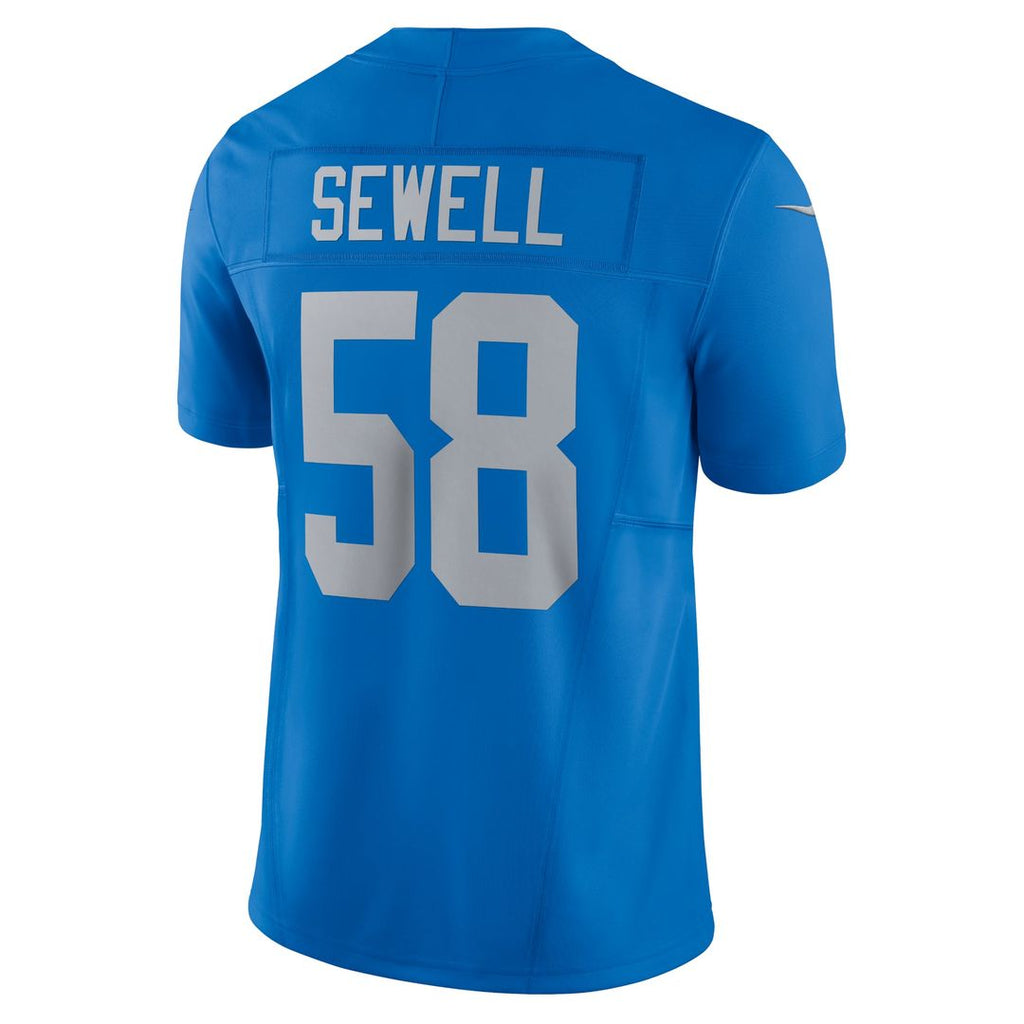 Penei Sewell Detroit Lions Blue Vapor F.U.S.E. Alternate Limited Jersey